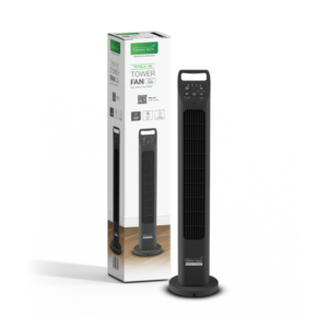 GREEN TECH Ventilator stupni Green Tech 50W, 31“, timer, crna boja - TST08-A1-BK