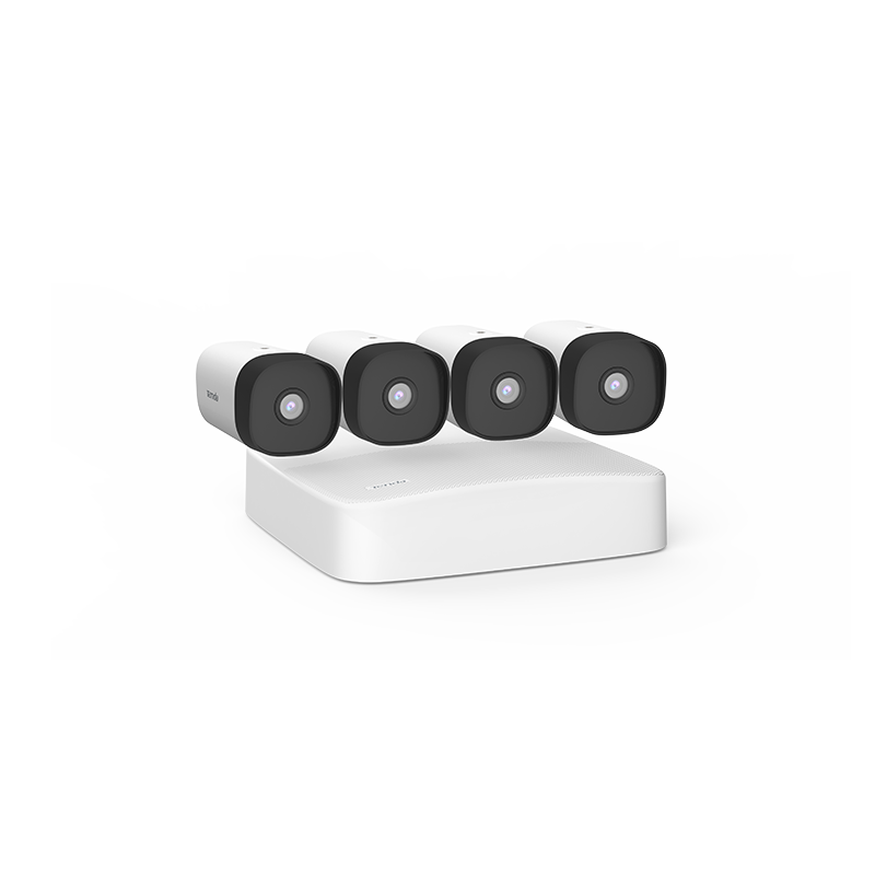 TENDA Tenda 4 Channel PoE HD Video Security Kit K4P-4TR
