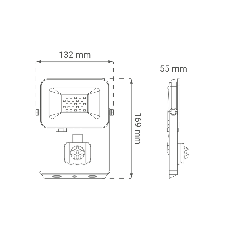 GREEN TECH LED reflektor sa senzorom Green Tech 1700 lm, 20W, 6500K, IP65, bijeli - AFS-20WH - Image 8