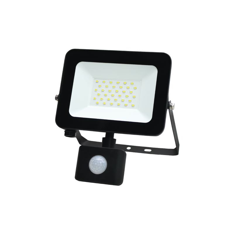 GREEN TECH LED reflektor sa senzorom Green Tech 2550 lm, 30W, 6500K, IP65, crni - AFS-30BK - Image 3