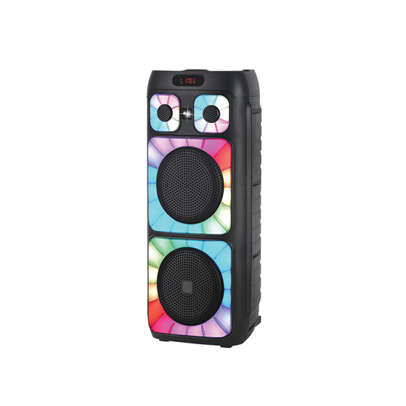 OEM Zvučnik NDR-088 (FM/USB/TF/bluetooth/TWS) 2 x 8" karaoke s wireless mikrofonom
