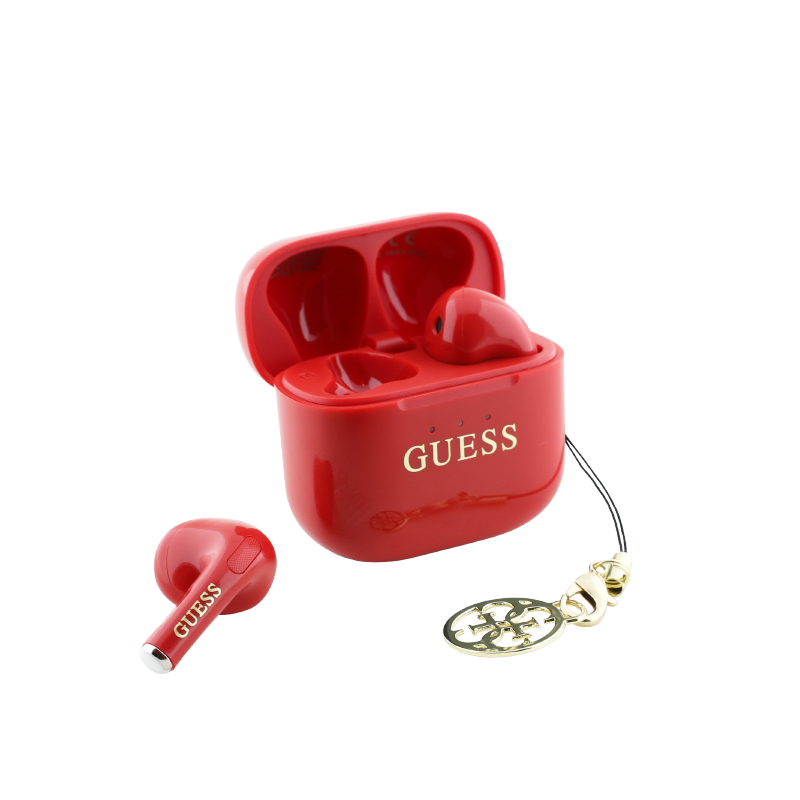 Guess Slušalice Guess wireless, crvene - GUTWSXMCCLR