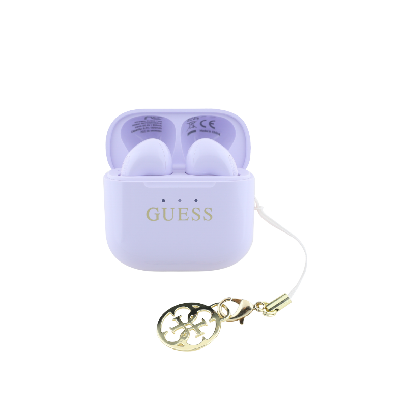 Guess Slušalice Guess wireless, ljubičaste - GUTWSXMCCLU - Image 2