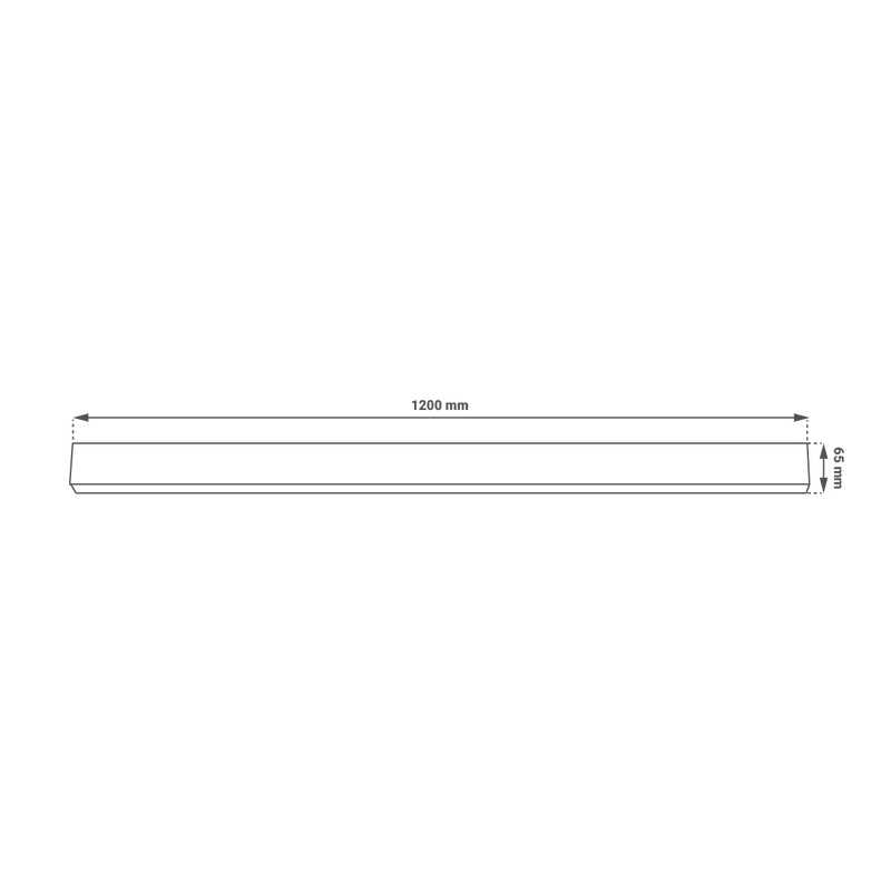 LED linearna svjetiljka Green Tech 40W 120cm Crna (LL-6580-3CCT-40W) - Image 10