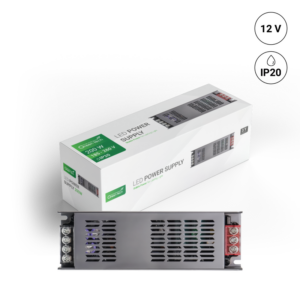 Green Tech 200W LED napajanje 12V IP20 u metalnom perforiranom kucistu