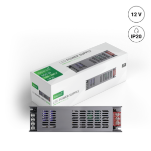 Green Tech 300W LED napajanje 12V IP20 u metalnom perforiranom kucistu