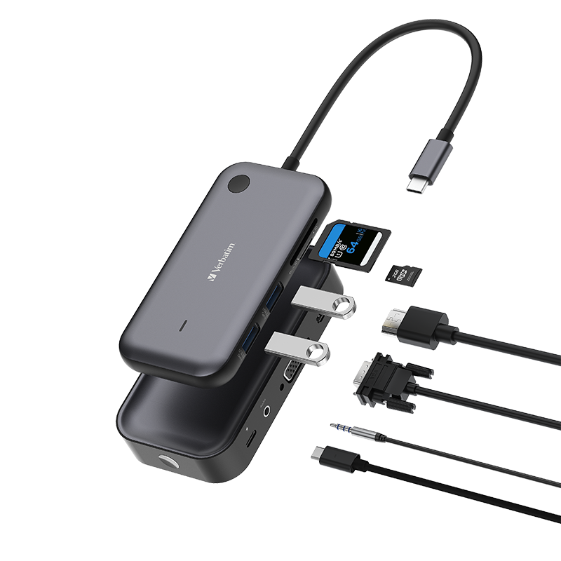 Verbatim Wireless adapter USB-C Verbatim, 1080p, WDA-01 - 32146 - Image 3