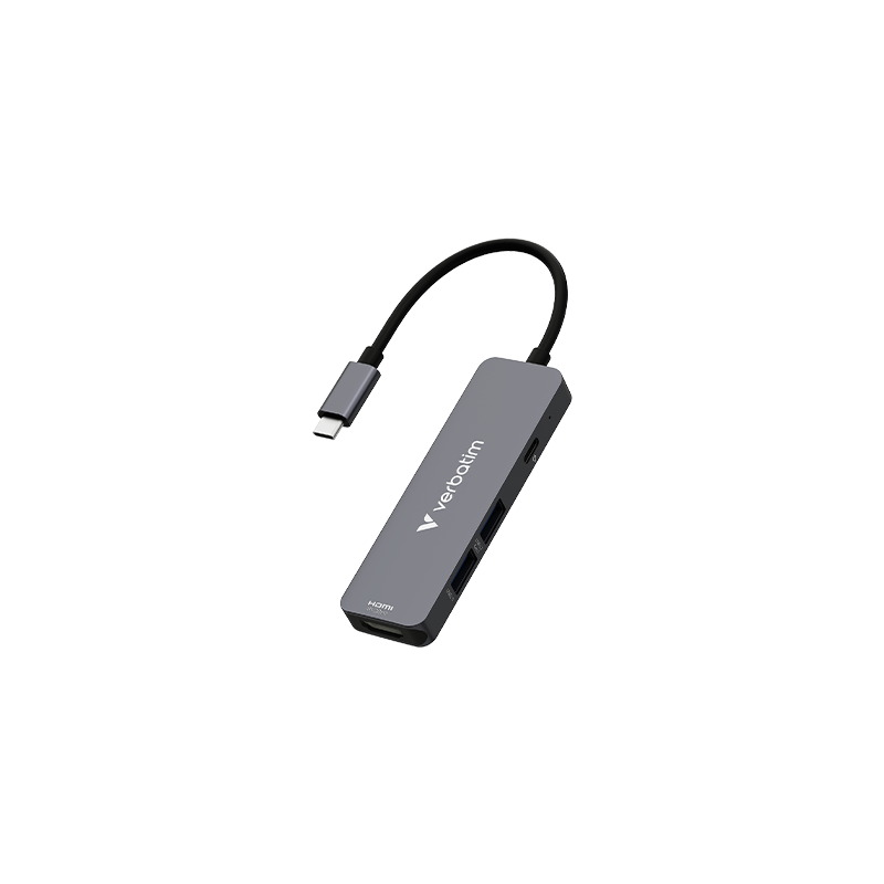 Verbatim USB-C multiport hub Verbatim, HDMI, USB-C PD, USB-A, USB-A 3.2 Gen1, Essentials - 32155