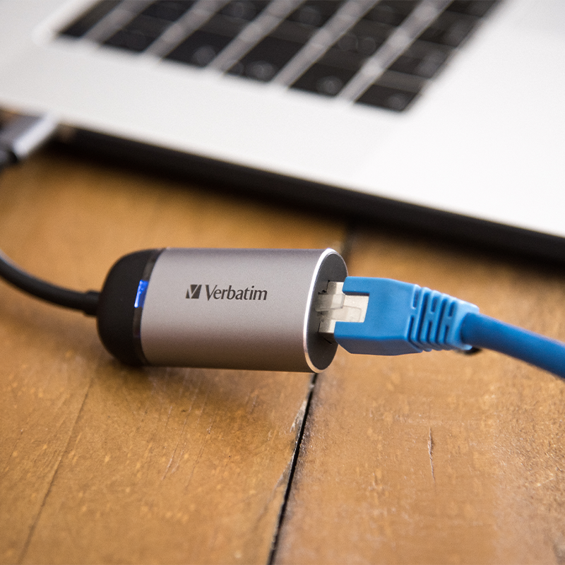 Verbatim Adapter USB-C 3.1 Gen1 na Gigabit Ethernet Verbatim - 49146 - Image 6