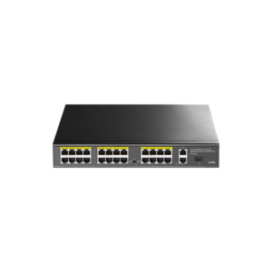 Cudy Switch Cudy FA1026PS1, 24-Portni, 10/100M, PoE+, 2x gigabit, 1x SFP, 300W - FS1026PS1