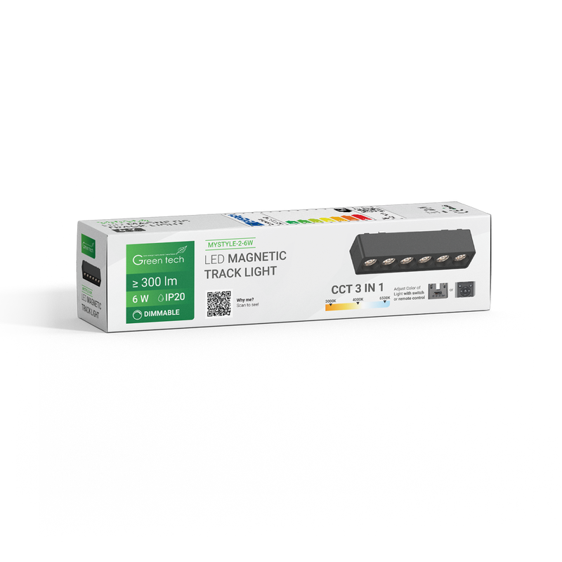 GREEN TECH LED magnetna svjetiljka Green Tech "MYSTYLE" 6W, 3CCT, Dim./ Smart Lamp APP - MYSTYLE-2-6W - Image 3