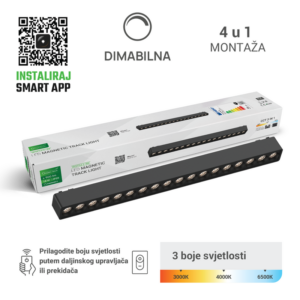 GREEN TECH LED magnetna svjetiljka Green Tech "MYSTYLE" 18W, 3CCT, Dim./ Smart Lamp APP - MYSTYLE-2-18W
