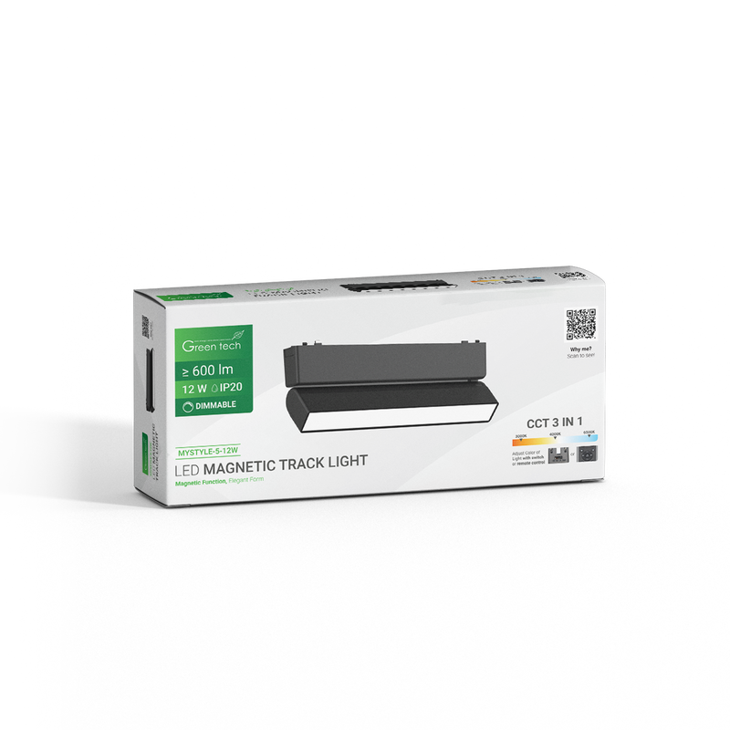 GREEN TECH LED magnetna svjetiljka Green Tech "MYSTYLE" 12W, 3CCT, Dim./ Smart Lamp APP - MYSTYLE-5-12W - Image 3