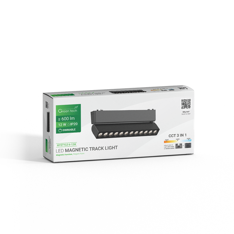 GREEN TECH LED magnetna svjetiljka Green Tech "MYSTYLE" 12W, 3CCT, Dim./ Smart Lamp APP - MYSTYLE-6-12W - Image 3