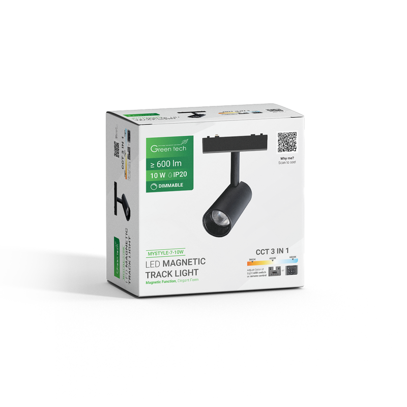 GREEN TECH LED magnetna svjetiljka Green Tech "MYSTYLE" 10W, 3CCT, Dim./ Smart Lamp APP - MYSTYLE-7-10W - Image 3