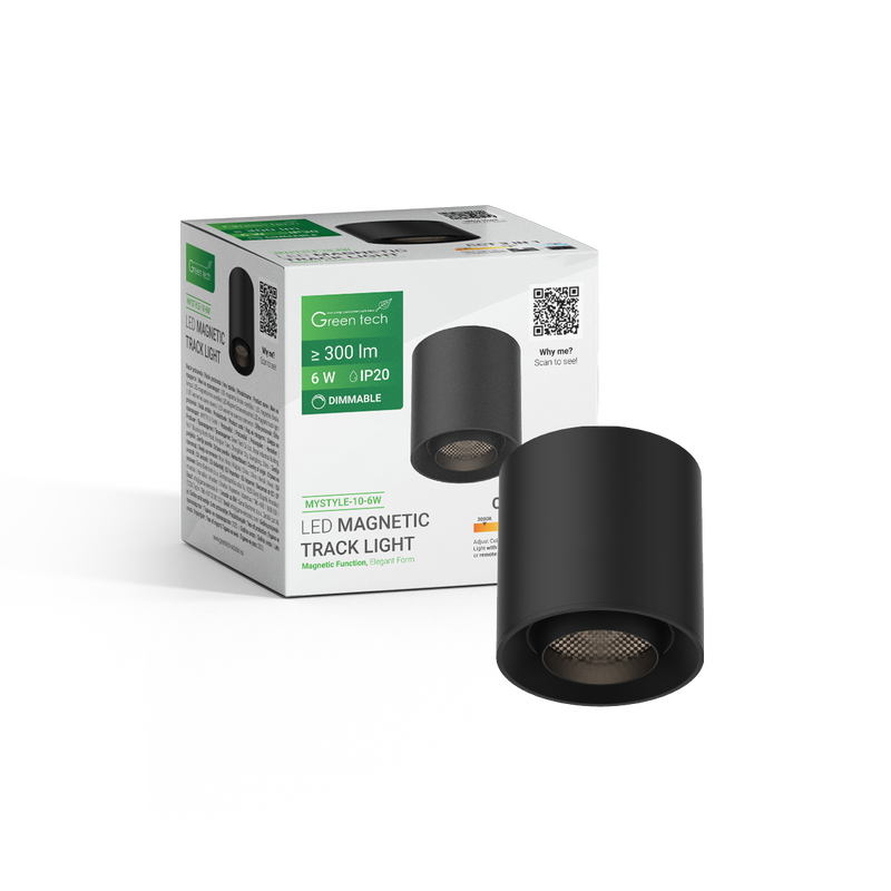 GREEN TECH LED magnetna svjetiljka Green Tech "MYSTYLE" 6W, 3CCT, Dim./ Smart Lamp APP - MYSTYLE-10-6W - Image 2