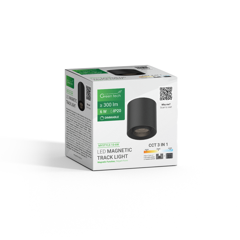 GREEN TECH LED magnetna svjetiljka Green Tech "MYSTYLE" 6W, 3CCT, Dim./ Smart Lamp APP - MYSTYLE-10-6W - Image 3