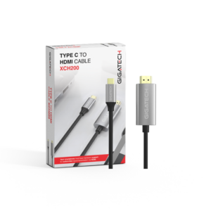 GIGATECH Tip C na HDMI kabel Gigatech XCH200, 2m, crni