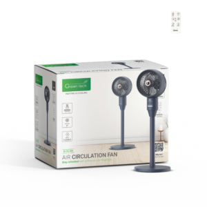 GREEN TECH Ventilator s postoljem Green Tech, 45W, 9", tamno plavi, timer - G-F8-WB