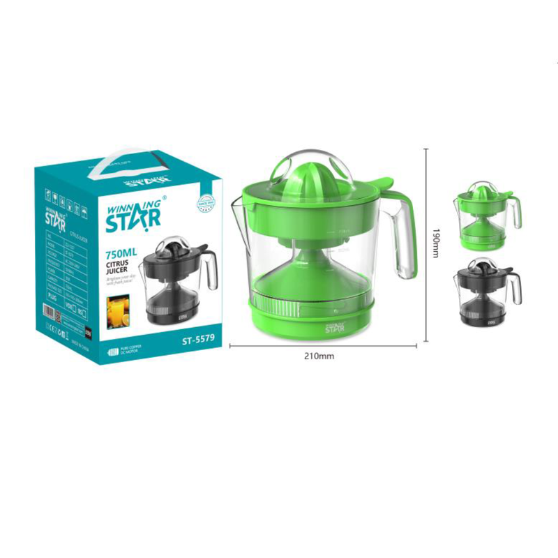 Winning Star Citrusni sokovnik Winning Star ST-5579-BK, 0.75L, 30W, crni - Image 3