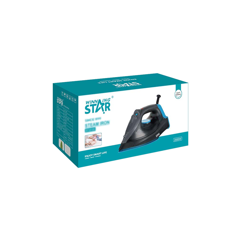 Winning Star Pegla Winning Star ST-6120-BL, 2000W, crna + plava, parna - Image 3
