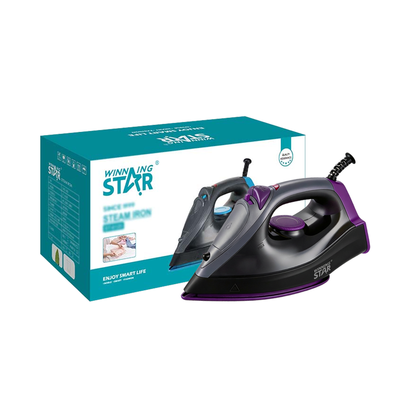 Winning Star Pegla Winning Star ST-6120-PR, 2000W, crna + ljubičasta, parna