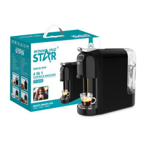 Winning Star Aparat za kavu na kapsule Winning Star ST-9745, 0.6L, 1400W, 4 u 1