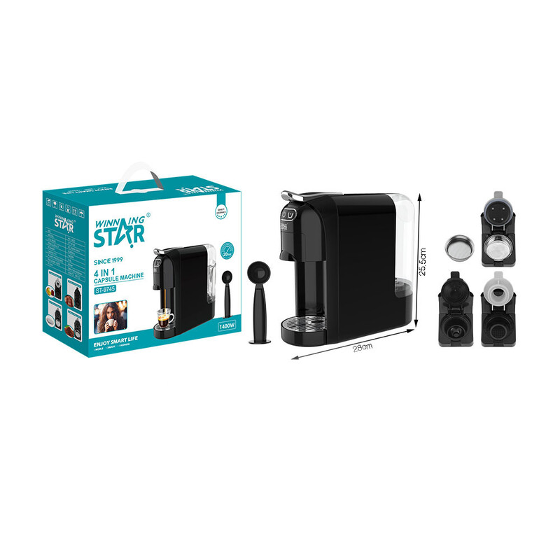 Winning Star Aparat za kavu na kapsule Winning Star ST-9745, 0.6L, 1400W, 4 u 1 - Image 2