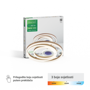 GREEN TECH Stropna dekorativna svjetiljka Green Tech 164W, 3CCT - OPALGLOW-164W