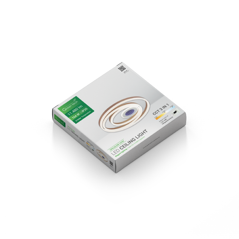 GREEN TECH Stropna dekorativna svjetiljka Green Tech 164W, 3CCT - OPALGLOW-164W - Image 2