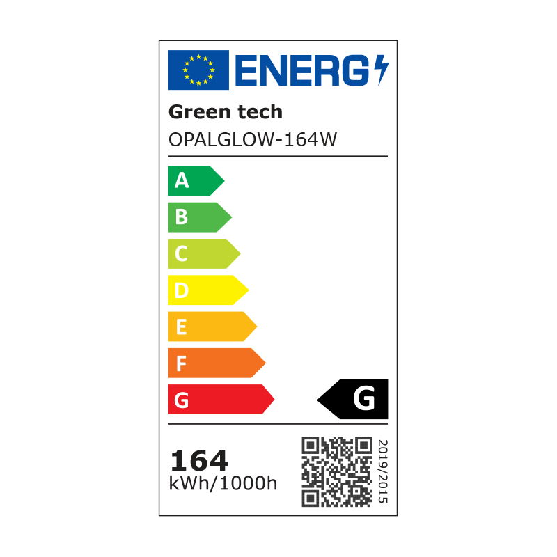 GREEN TECH Stropna dekorativna svjetiljka Green Tech 164W, 3CCT - OPALGLOW-164W - Image 6