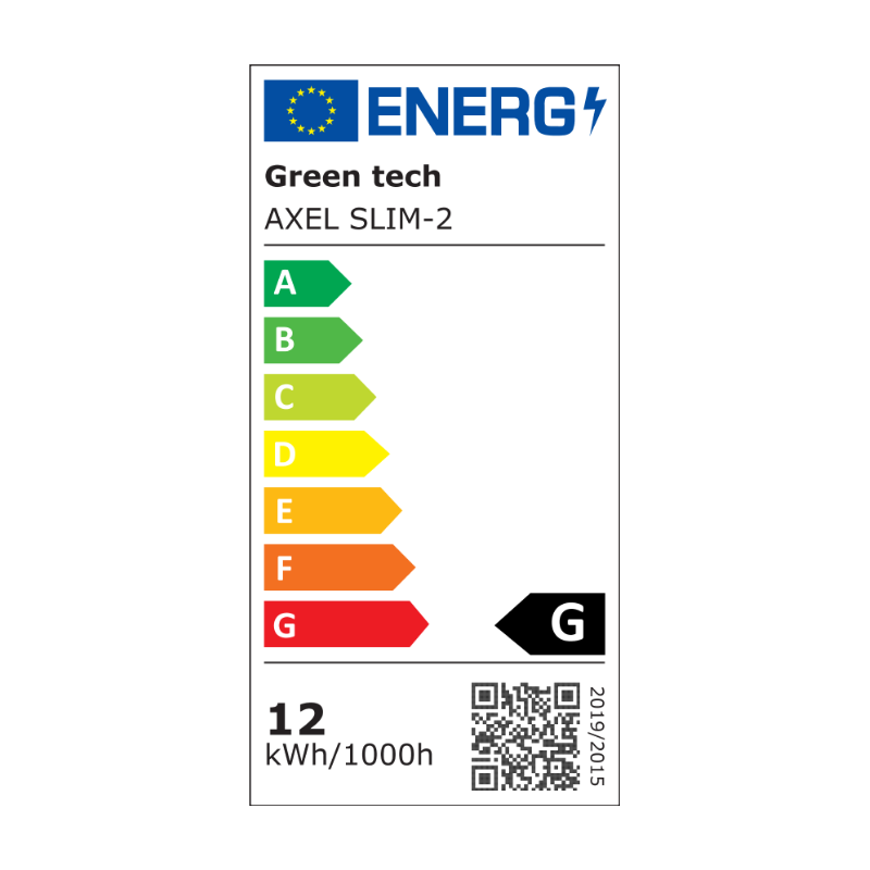 GREEN TECH Zidna dekorativna svjetiljka Green Tech 12W, 3CCT - AXEL SLIM-2 - Image 4