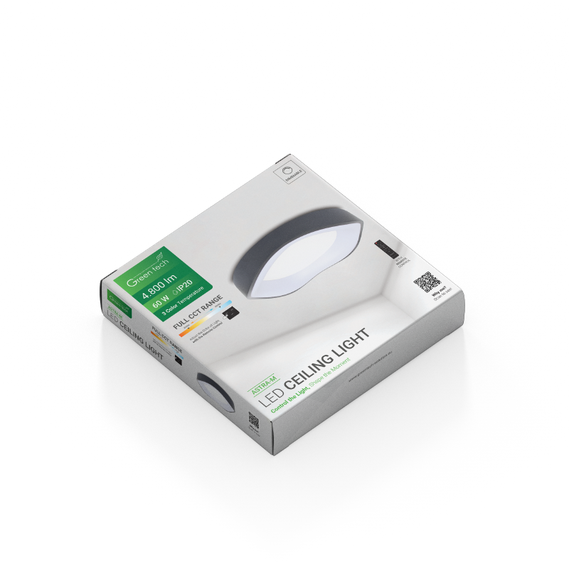GREEN TECH Smart plafonjera Green Tech metalna 60W, 3CCT s daljinskim up., fi 42cm - ASTRA-M - Image 9