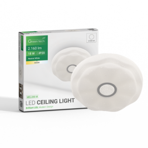 GREEN TECH LED plafonjera Green Tech 18W, 4000K, fi 33cm - MELANI-M