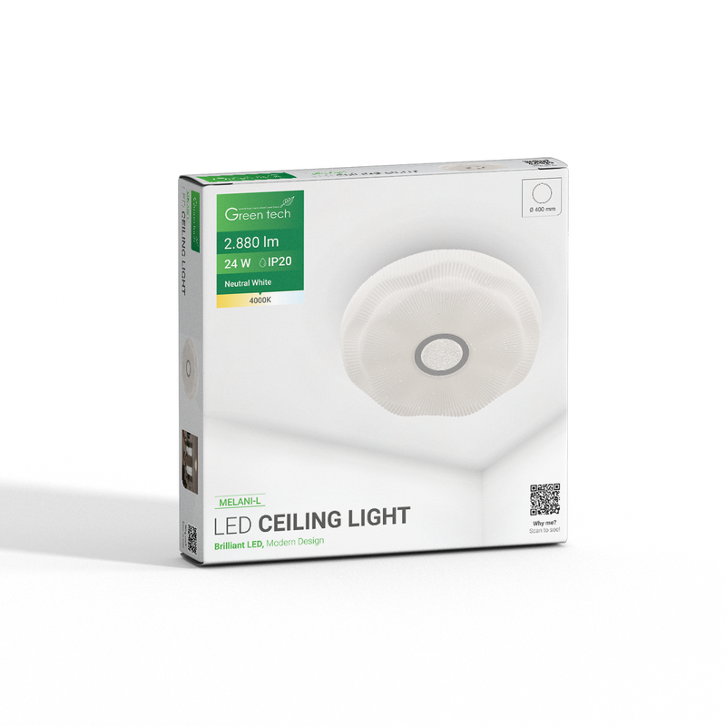 GREEN TECH LED plafonjera Green Tech 24W, 4000K, fi 40cm - MELANI-L - Image 7