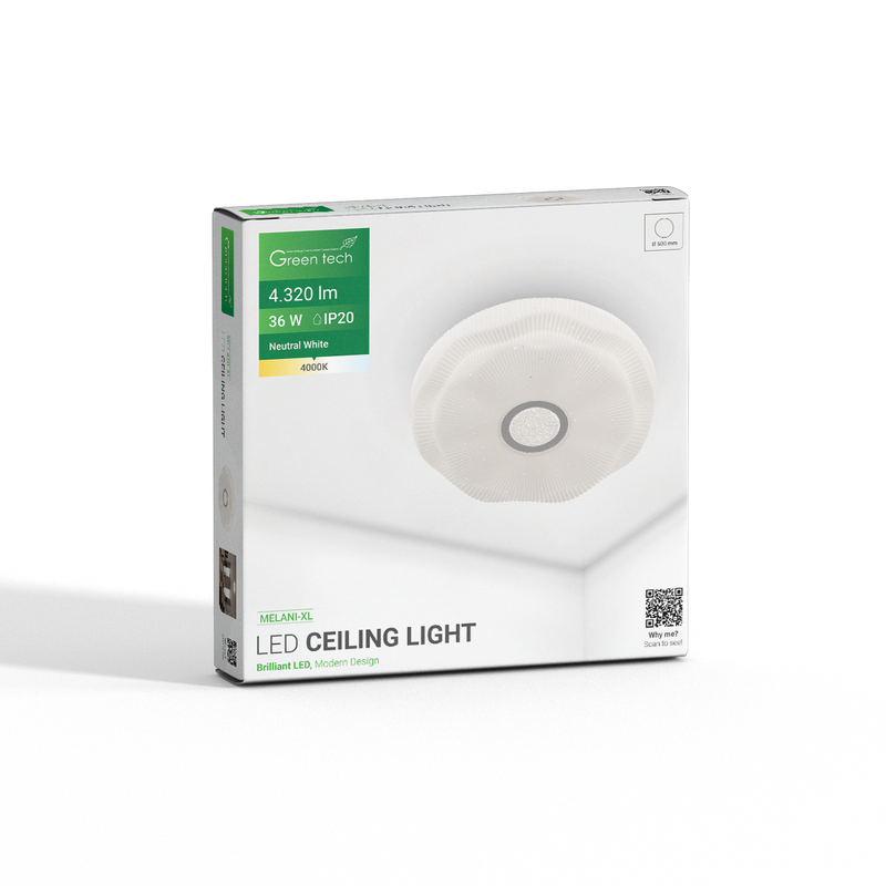 GREEN TECH LED plafonjera Green Tech 36W, 4000K, fi 50cm - MELANI-XL - Image 7