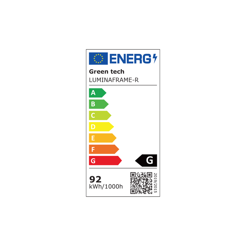 GREEN TECH Smart stropna dekorativna svjetiljka Green Tech 92W, 3CCT, dim, APP + daljinski - LUMINAFRAME-R - Image 10