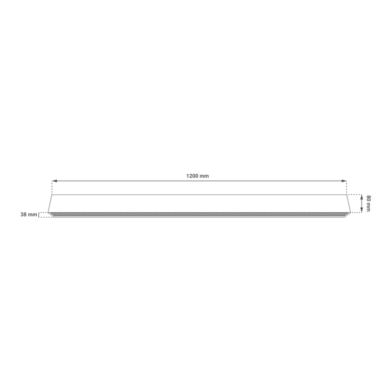 LED linearna svjetiljka Green Tech 40W 120cm Crna (LL-3880-3CCT-40W) - Image 11