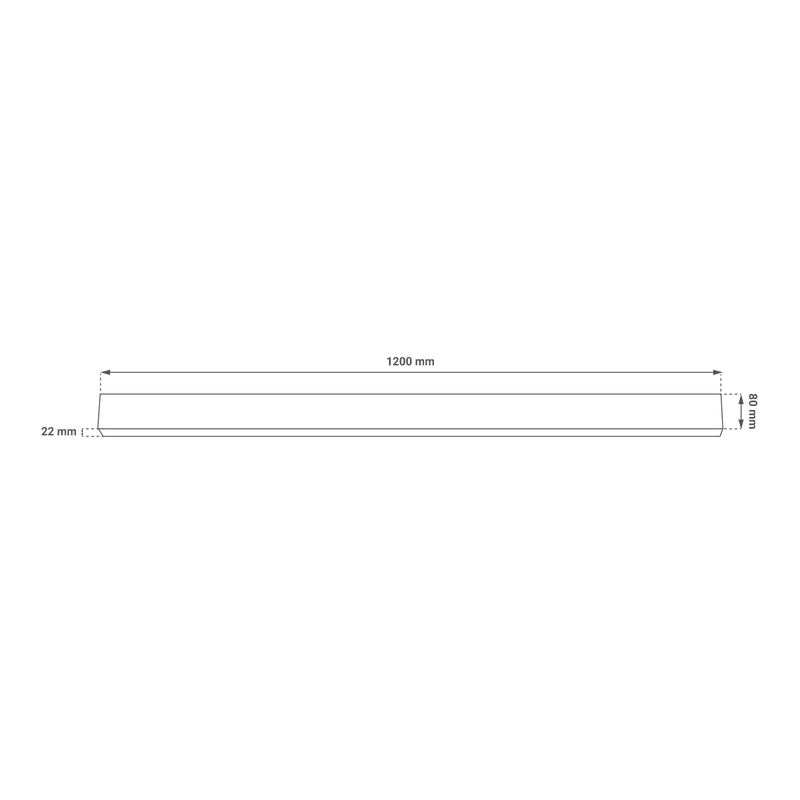 LED linearna svjetiljka Green Tech 40W 120cm Crna (LL-2280-3CCT-40W) - Image 6