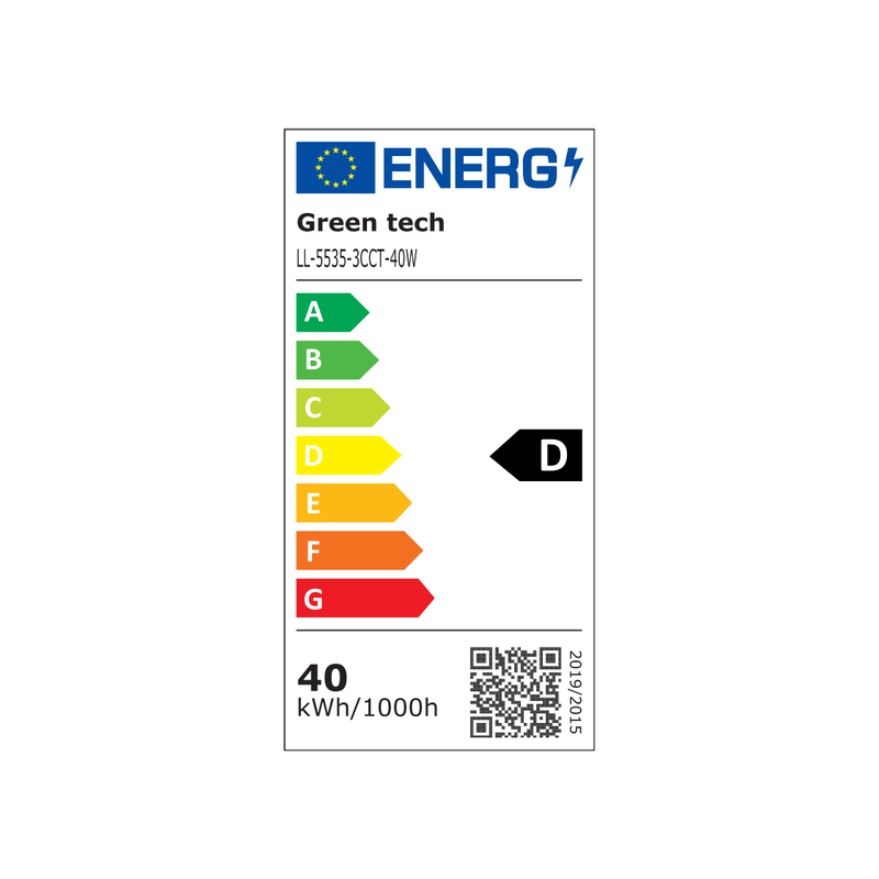 LED linearna ugradna svjetiljka Green Tech 40W 120cm Bijela (LL-5535-3CCT-40W) - Image 2