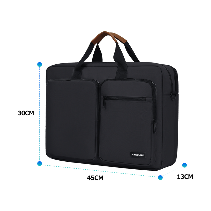 Kingslong KLM260302BK-17 Vodootporna Torba za Laptop 17" - Image 3