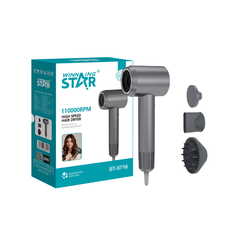 Winning Star ST-5716 jonski fen za kosu sa nastavcima u originalnom fabričkom pakovanju