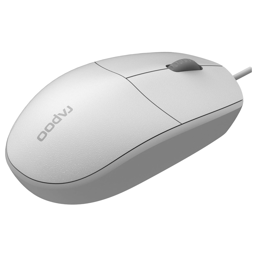 Miš RAPOO N100.WHITE Wired Mouse, R-18102 - Image 4