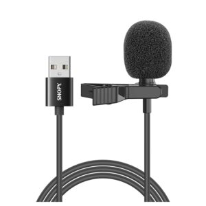 Mikrofon Snopy clip-on SN-M50 Black USB High performance, 35523