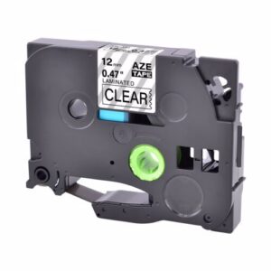 POT TRAKA TZE131 12mm crno na prozirno