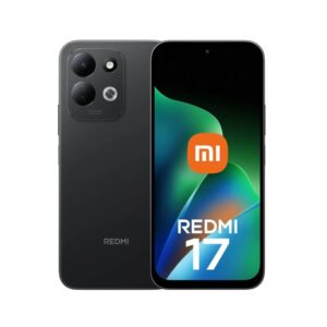 Xiaomi Redmi 17 NFC 128GB crni mobitel sa trostrukom kamerom sa zadnje strane.