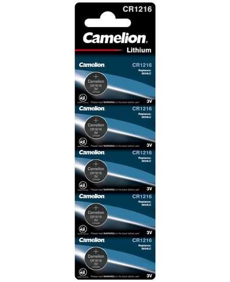 CAMELION BATERIJA LITIUM BUTTONCELL CR1216 BP5