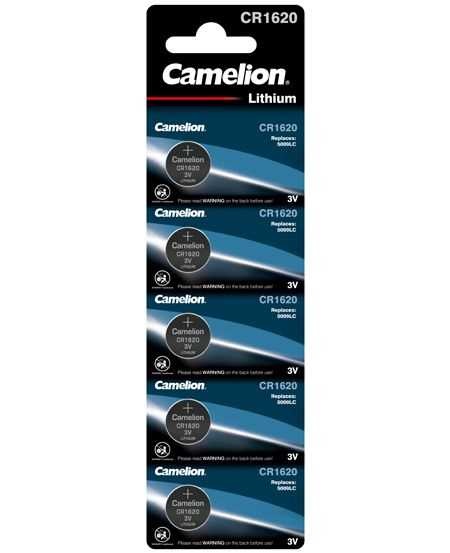 CAMELION BATERIJA LITIUM BUTTONCELL CR1620 BP5