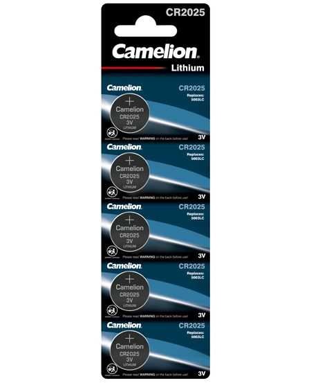 CAMELION BATERIJA LITIUM BUTTONCELL CR2025 BP5