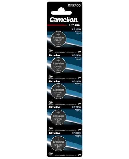 CAMELION BATERIJA litium BUTTONCELL CR2450 BP5